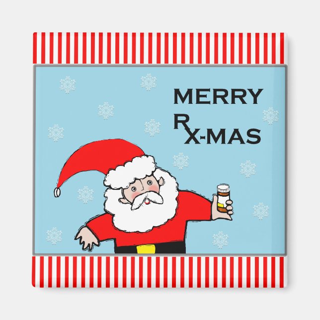 pharmacist Christmas Magnet (Front)