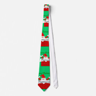 Pharmacist Christmas Tie For Men
