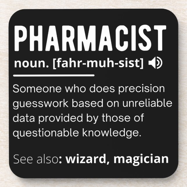 pharmacist coaster (Front)