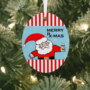 Pharmacist Collectable Christmas Metal Tree Decoration