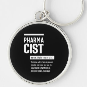 Pharmacist Definition Funny Gift Classic Key Ring