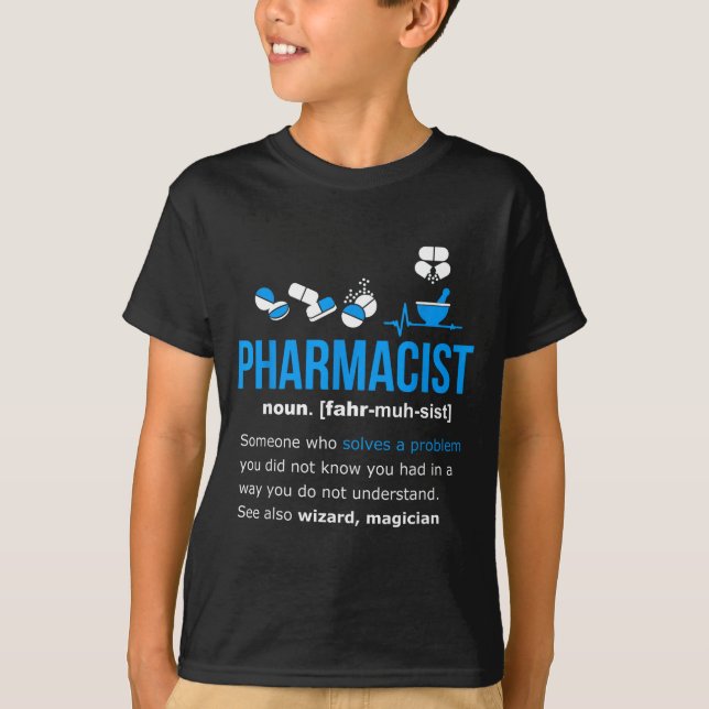 Pharmacist definition shirt funny gift pharmacy da (Front)