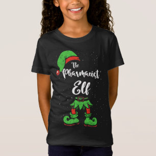 Pharmacist Elf Matching Family Christmas Pajama Co T-Shirt