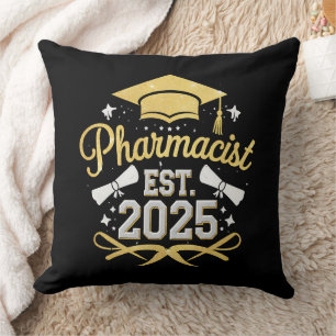 Pharmacist Est 2025 Pharmacy Graduation Cushion