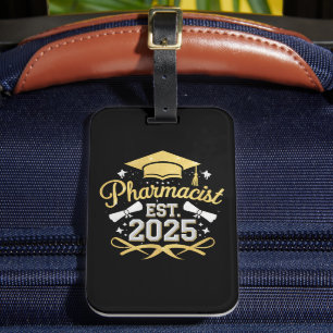 Pharmacist Est 2025 Pharmacy Graduation Luggage Tag