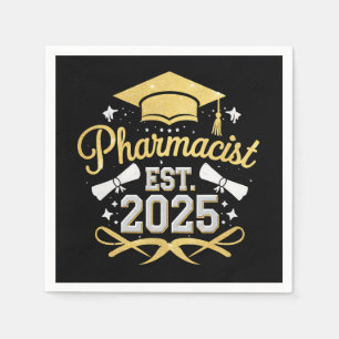 Pharmacist Est 2025 Pharmacy Graduation Napkin