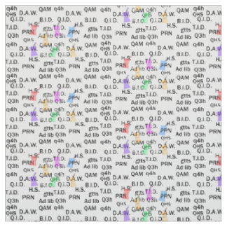 Pharmacist Fabric Abbreviations White