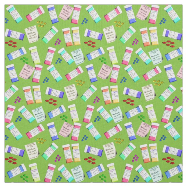 Pharmacist Fabric Lime (Swatch)