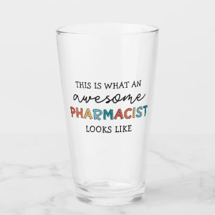 Pharmacist Funny Awesome Pharmacist Gifts Glass