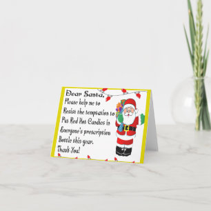 Pharmacist Funny Christmas Themed Gifts Holiday Card