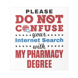 Pharmacist Funny Quote Pharmacy Degree Notepad