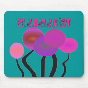 Pharmacist Gifts Artsy Trees Design Mouse Mat