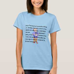 Pharmacist Gifts "Brink of Insanity" Story Art T-Shirt