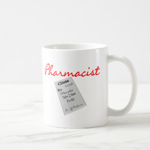 Pharmacist Gifts "Rx Pad Graphics" Coffee Mug