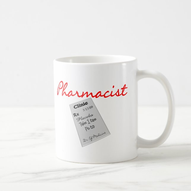Pharmacist Gifts "Rx Pad Graphics" Coffee Mug (Right)
