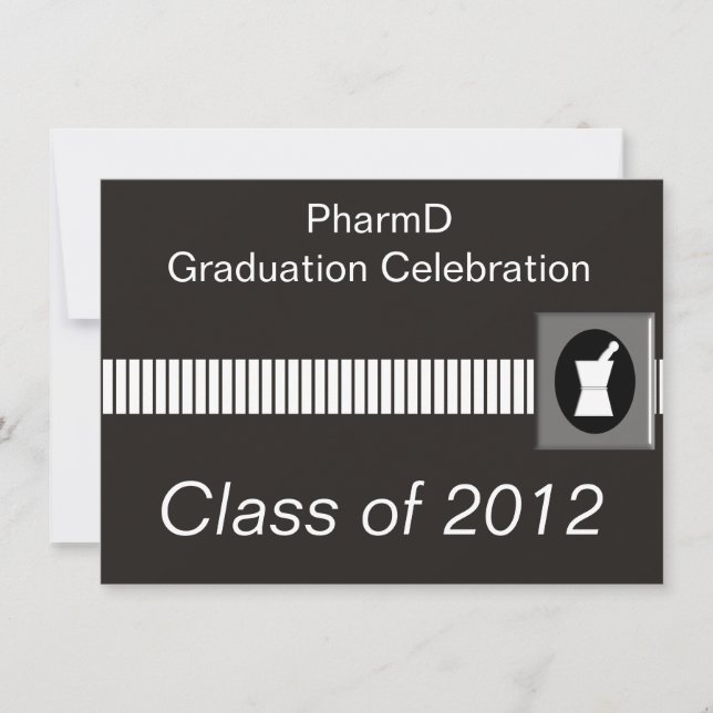 Pharmacist Graduation Invitations (Front)