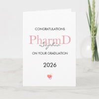 Pharmacist Graduation Personalised Name Year