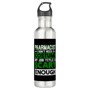 Pharmacist Halloween Costume Pharmacy Technician 710 Ml Water Bottle