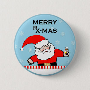 Pharmacist Holiday Gift 6 Cm Round Badge