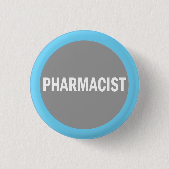 Pharmacist hospital identification badge (Front)