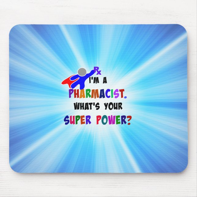 Pharmacist Humour Mouse Mat (Front)