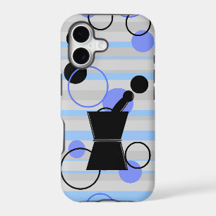 Pharmacist iPhone Cases Retro Style Blue