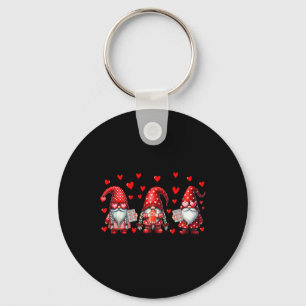 Pharmacist Job Team Three Gnomes Valentine's Day C Key Ring