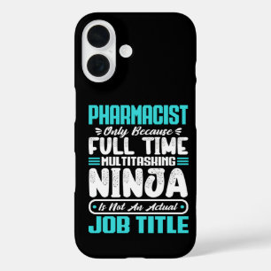 Pharmacist Job Title Profession Pharmacy Skills iPhone 16 Case