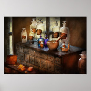 Pharmacist - Medicinal Equipment Poster