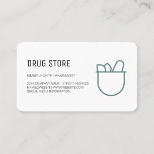 Pharmacist   Medicine Business Card