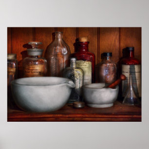 Pharmacist - Medicine for Coughing Poster