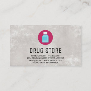 Pharmacist   Medicine Pills Business Card