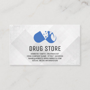 Pharmacist Medicine Pills Health Technician Business Card