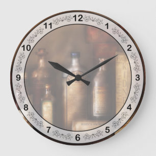 Pharmacist - Medicine with what ails ya  Large Clock