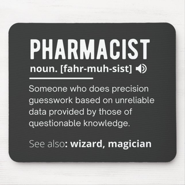 pharmacist mouse mat (Front)