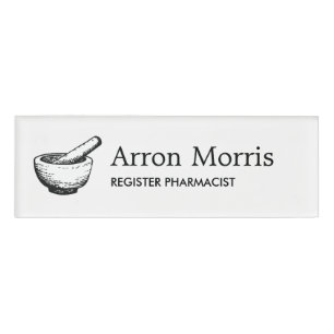 Pharmacist Name Badge