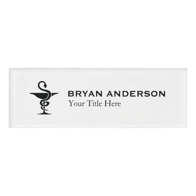 Pharmacist Name Tag (Front)