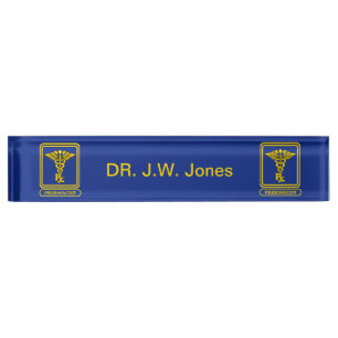 Pharmacist Nameplate