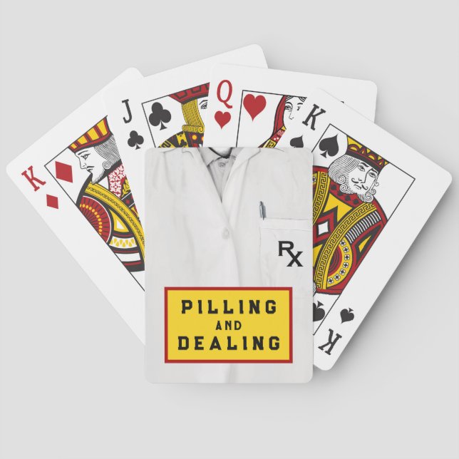 Pharmacist Novelty Gifts Playing Cards (Back)