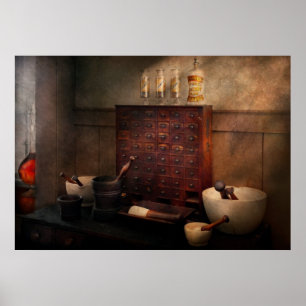 Pharmacist - Organising powder Poster