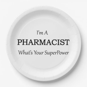 PHARMACIST PAPER PLATE