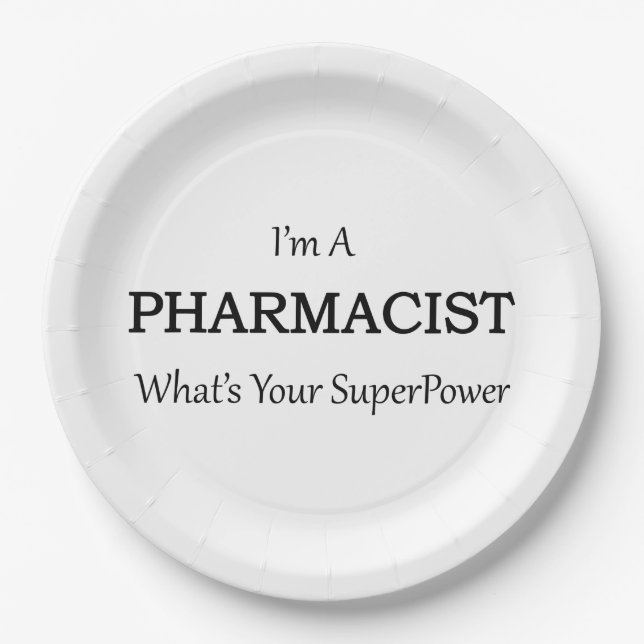 PHARMACIST PAPER PLATE (Front)
