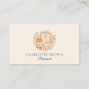 Pharmacist Pharmacy Healthcare Medicine Business Card