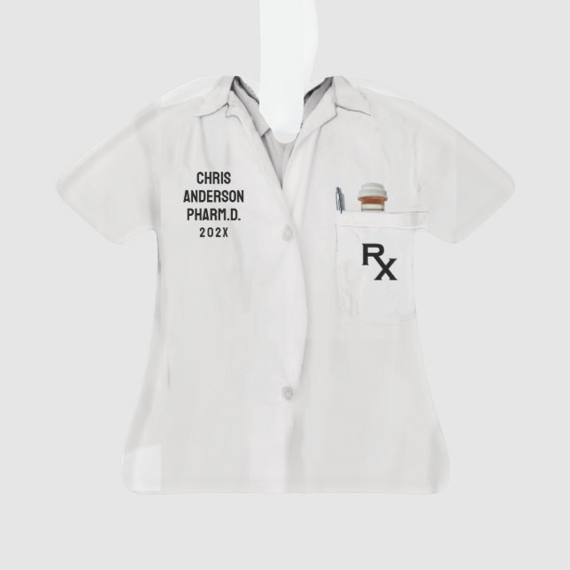 Pharmacist Pharmacy School Graduation 2025 Ornament (Front)