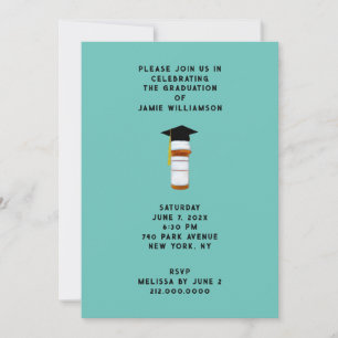 Pharmacist Pharmacy School Graduation Party Invitation