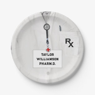 Pharmacist Pharmacy School Paper Plate