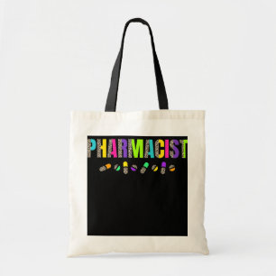 Pharmacist Pharmacy Tech Pills and Healthcare Tote Bag