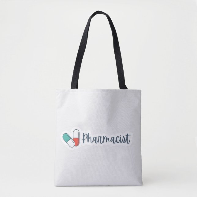 pharmacist Pill Tote Bag (Front)