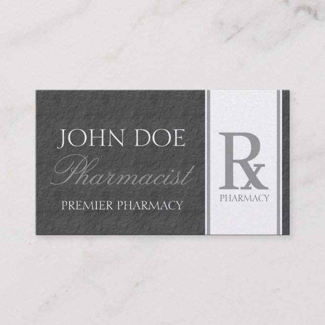 Pharmacist Prescription Compounding Pharmacy Business Card (Front)
