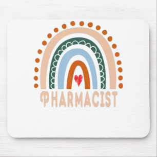 Pharmacist Rainbow Cute Appreciation Essential Wor Mouse Mat